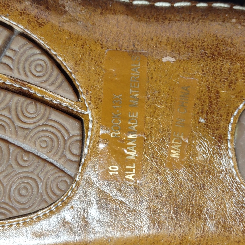Bamboo Embellished Denim Moccasin Style Ankle Boots - Picture 10 of 16